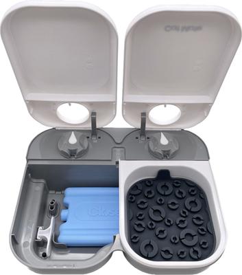 Show full view: Cat Mate Automatic Feeder Cat Lick Mat Slow Feed Insert, Gray slide 5 of 8