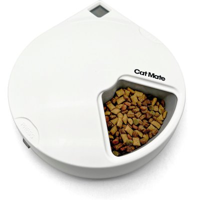 Cat Mate Cat Mate C500 Digital 5 Meal Automatic Dog & Cat Feeder