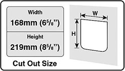 Cat Mate Electromagnetic Cat Flap, White slide 2 of 4