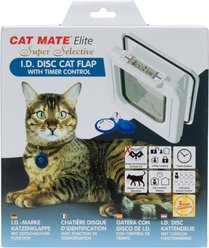 Cat Mate Elite Super Selective I.D. Disc Cat Flap, White slide 2 of 4
