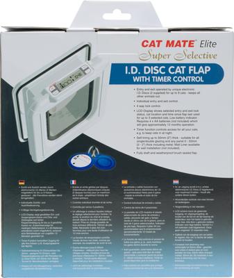 Show full view: Cat Mate Elite Super Selective I.D. Disc Cat Flap, White slide 3 of 6