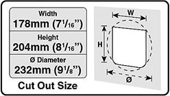 Cat Mate Elite Super Selective Microchip & I.D. Disc Cat Flap, White slide 2 of 4