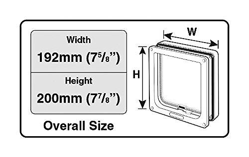 Show full view: Cat Mate Lockable Cat Flap, White slide 3 of 6