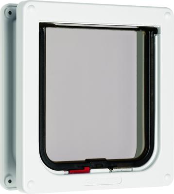 Show full view: Cat Mate Lockable Cat Flap/Door with Door Liner, White slide 1 of 7