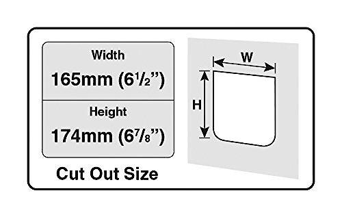 Show full view: Cat Mate Lockable Cat Flap/Door with Door Liner, White slide 2 of 7