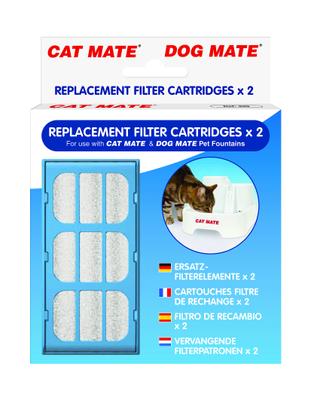 Show full view: Cat Mate Replacement Filter Cartridges for Cat Mate Fountains, 2 count slide 1 of 3