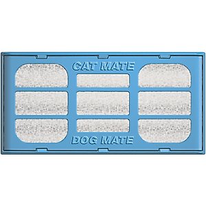 Cat Mate Replacement Filter Cartridges for Cat Mate Fountains, 6 count