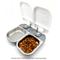 Show in main carousel: Cat Mate Stainless Steel Bowl Inserts for Cat Mate One & Two Meal Automatic Cat Feeders Cat Bowl Inserts, Small, 2 count slide 6 of 7