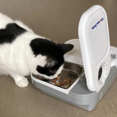 Show full view: Cat Mate Stainless Steel Bowl Inserts for Cat Mate One & Two Meal Automatic Cat Feeders Cat Bowl Inserts, Small, 2 count slide 4 of 7