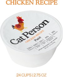 Cat Person by Weruva Chicken Grain-Free Pate Wet Cat Food, 2.75-oz cup, case of 24 slide 2 of 6