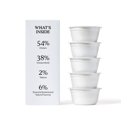 Show full view: Cat Person by Weruva Chicken Shreds in Broth Grain-Free Wet Cat Food, 2.75-oz cup, case of 5 slide 8 of 10