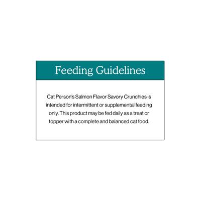 Show full view: Cat Person by Weruva Savory Salmon Grain-Free Crunchy Cat Treats, 2-oz bag slide 6 of 7