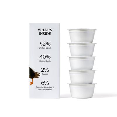 Show full view: Cat Person by Weruva Shredded Chicken & Duck in Broth Grain-Free Wet Cat Food, 2.75-oz cup, case of 5 slide 8 of 10