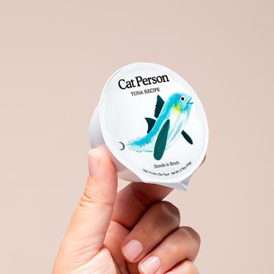 Show full view: Cat Person by Weruva Tuna Flakes in Broth Grain-Free Wet Cat Food, 2.75-oz cup, case of 5 slide 3 of 10