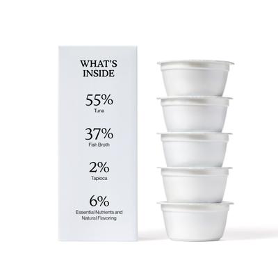 Show full view: Cat Person by Weruva Tuna Flakes in Broth Grain-Free Wet Cat Food, 2.75-oz cup, case of 5 slide 8 of 10