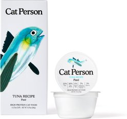 Cat Person by Weruva Tuna Grain-Free Pate Wet Cat Food, 2.75-oz cup, case of 5