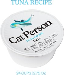 Cat Person by Weruva Tuna Grain-Free Pate Wet Cat Food, 2.75-oz cup, case of 24 slide 2 of 6