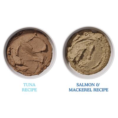 Show full view: Cat Person by Weruva Tuna, Salmon, & Mackerel Variety Pack Grain-Free Pate Wet Cat Food, 2.75-oz cup, case of 8 slide 7 of 10