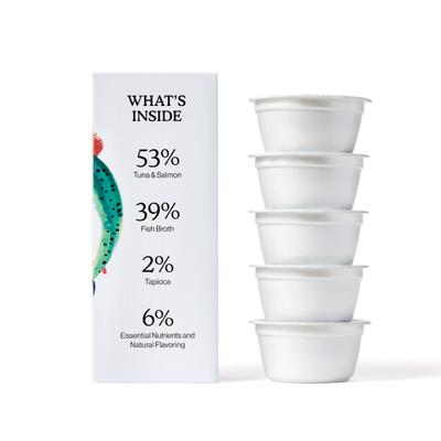 Show full view: Cat Person by Weruva Tuna & Salmon Shreds in Broth Grain-Free Wet Cat Food, 2.75-oz cup, case of 5 slide 8 of 10