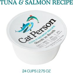 Cat Person by Weruva Tuna & Salmon Shreds in Broth Grain-Free Wet Cat Food, 2.75-oz cup, case of 24 slide 2 of 6