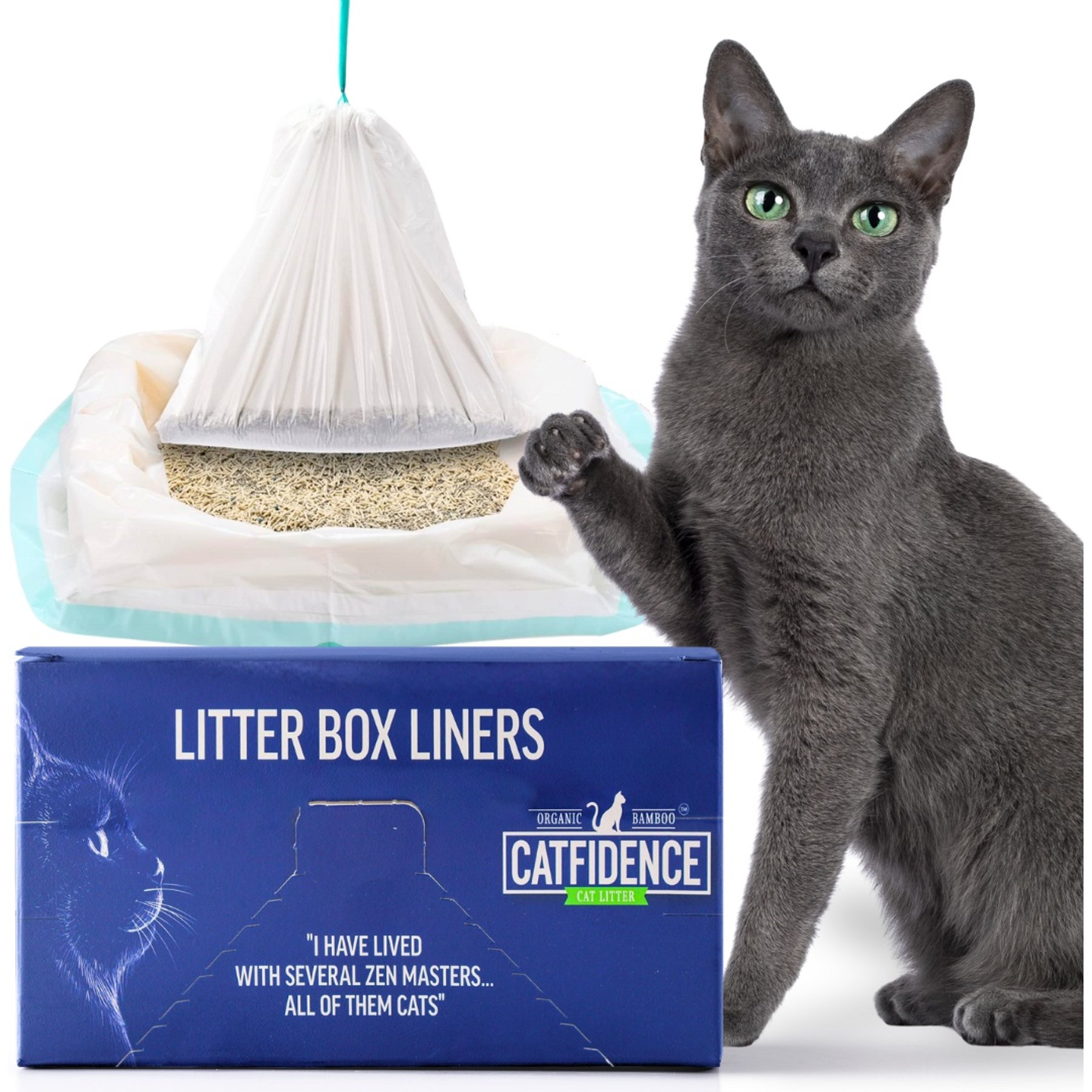 Catfidence Cat Pan Liners, X-Large, 10 count