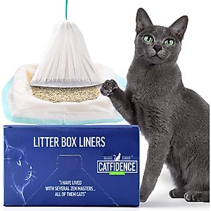 Catfidence Cat Pan Liners, X-Large, 10 count