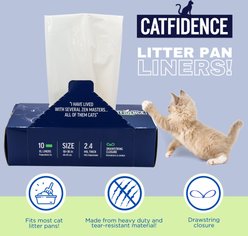 Catfidence Cat Pan Liners, X-Large, 10 count slide 2 of 7
