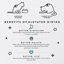 CatGuru Standard Cat & Dog Food Bowl, Marshmallow slide 2 of 6