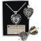 Show in main carousel: Cathedral Art Paw Print Memorial Ashes Locket Necklace, Pewter slide 1 of 7