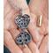 Show in main carousel: Cathedral Art Paw Print Memorial Ashes Locket Necklace, Pewter slide 5 of 7