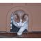 Show in main carousel: Cathole Cat Door with Brush slide 3 of 11