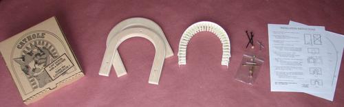 Show full view: Cathole Cat Door with Brush slide 6 of 11