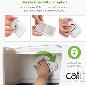 Catit Airsift Dual Action Odor Reducing Pod