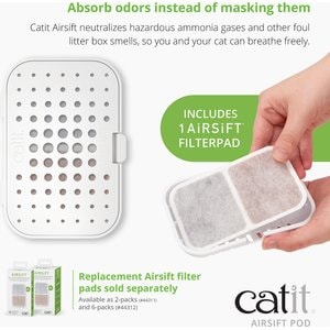 Catit Airsift Dual Action Odor Reducing Pod