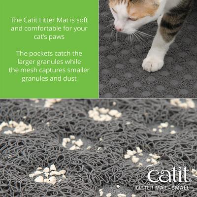 Show full view: Catit Cat Litter Mat, Grey, Small slide 3 of 7