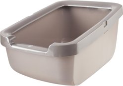 Catit Cat Pan with Rim, Gray slide 2 of 6