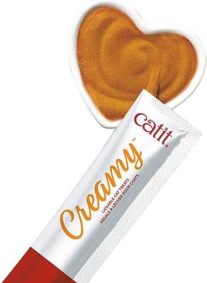 Show full view: Catit Creamy Chicken & Liver Flavor Lickable Cat Treats, 30 count slide 8 of 10