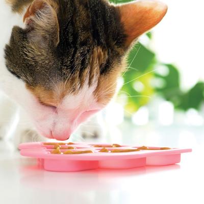 Show full view: Catit Creamy Ice Pops Silicone Tray Cat Tray, Pink slide 3 of 5