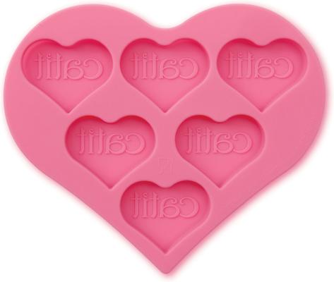 Show full view: Catit Creamy Ice Pops Silicone Tray Cat Tray, Pink slide 5 of 5