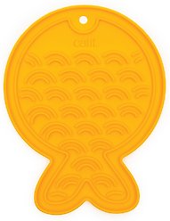 Catit Creamy Mat Fish Shape Cat Mat, Orange slide 2 of 4