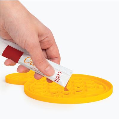 Show full view: Catit Creamy Mat Fish Shape Cat Mat, Orange slide 5 of 6