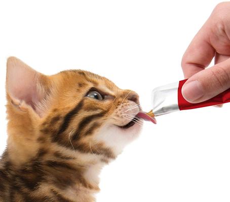 Show full view: Catit Creamy Salmon Flavor Lickable Cat Treats, 30 count slide 6 of 10