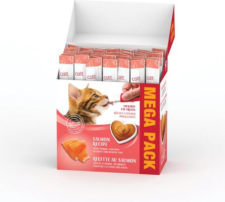Show full view: Catit Creamy Salmon Flavor Lickable Cat Treats, 50 count slide 3 of 10