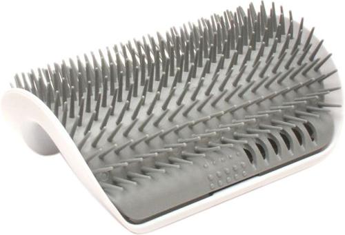 Show full view: Catit Flower Plastic Cat Fountain, 100-oz + Senses 2.0 Self Groomer Cat Brush, 1 count slide 6 of 9