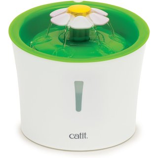 Catit Flower Plastic Cat Fountain, 100-oz slide 1 of 9