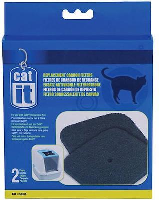 Show full view: Catit Hooded Cat Pan Replacement Carbon Filters, 2 count slide 1 of 6
