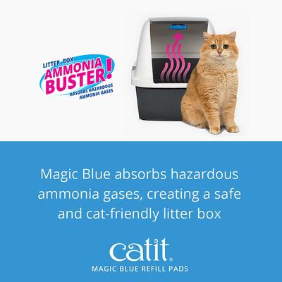 Show full view: Catit Magic Blue Odor Reducing Refill Cat Litter Pad, 6 count slide 2 of 6