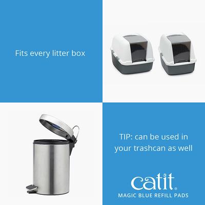 Show full view: Catit Magic Blue Odor Reducing Refill Cat Litter Pad, 6 count slide 6 of 6