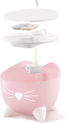 Show full view: Catit Pixi Cat Drinking Fountain, Light Pink + Cartridge Filter, 3 count slide 5 of 8