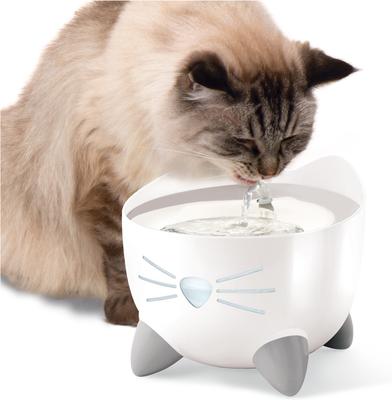 Show full view: Catit Pixi Cat Drinking Fountain, Stainless Steel + Cartridge Filter, 3 count slide 5 of 8